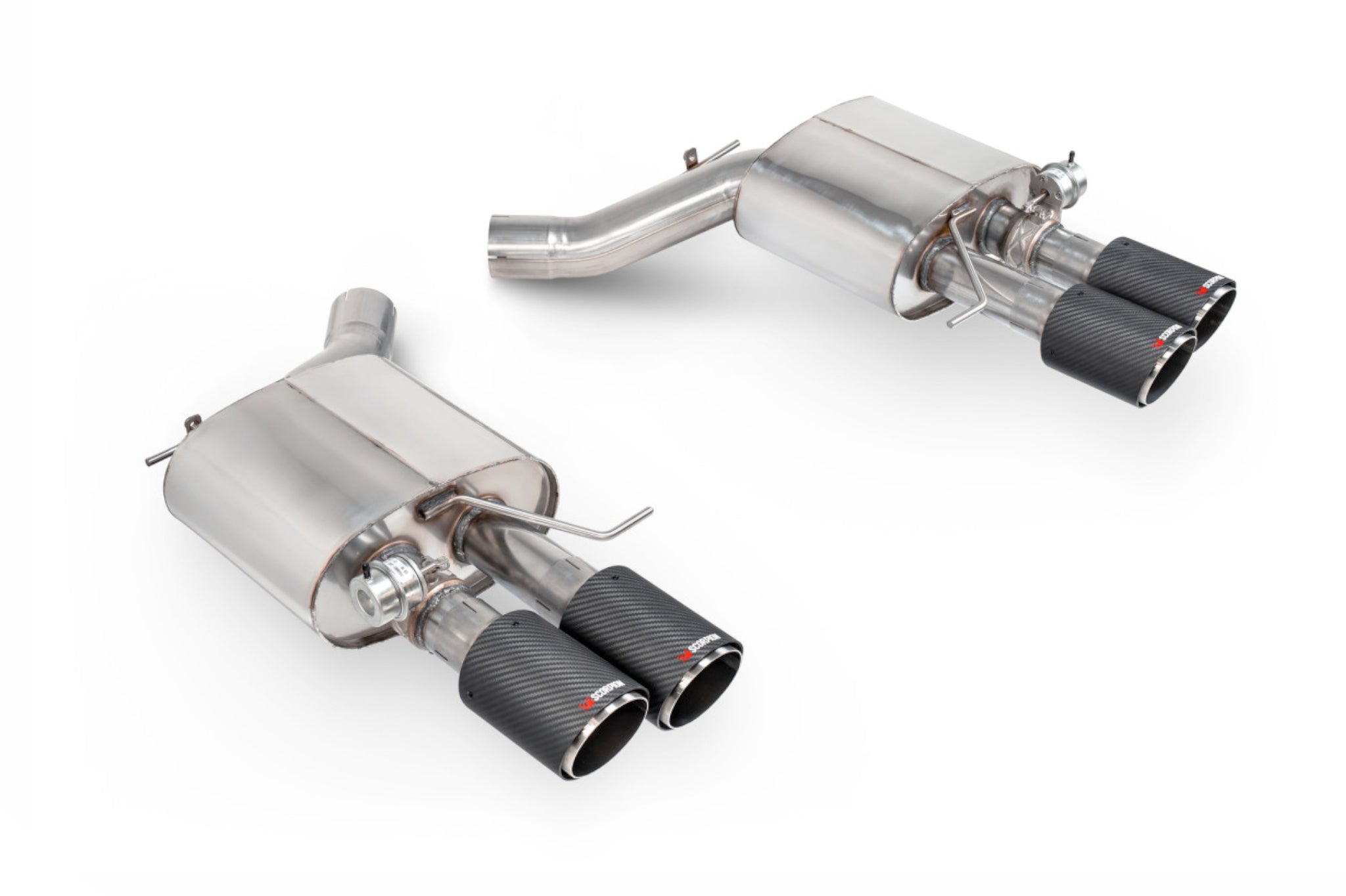 Scorpion Exhausts Rear Silencers - BMW F10 M5 - Evolve Automotive